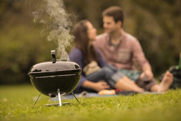 Weber Smokey Joe 14 in Black Portable Charcoal Grill