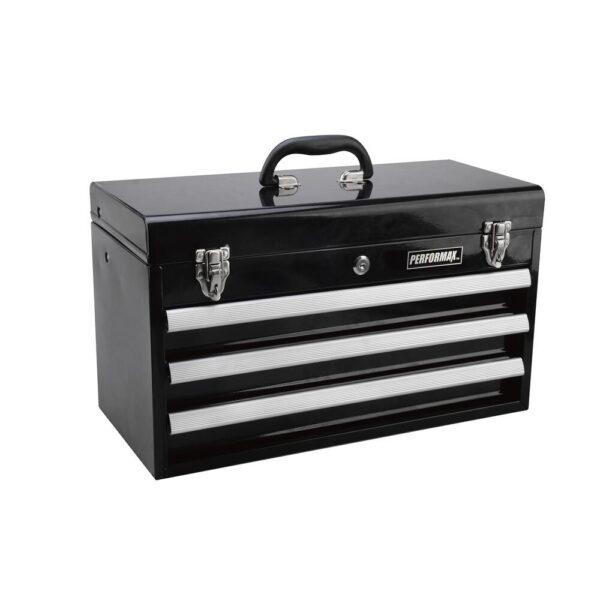 Performax 20 inche Black 3-Drawer Tool Box