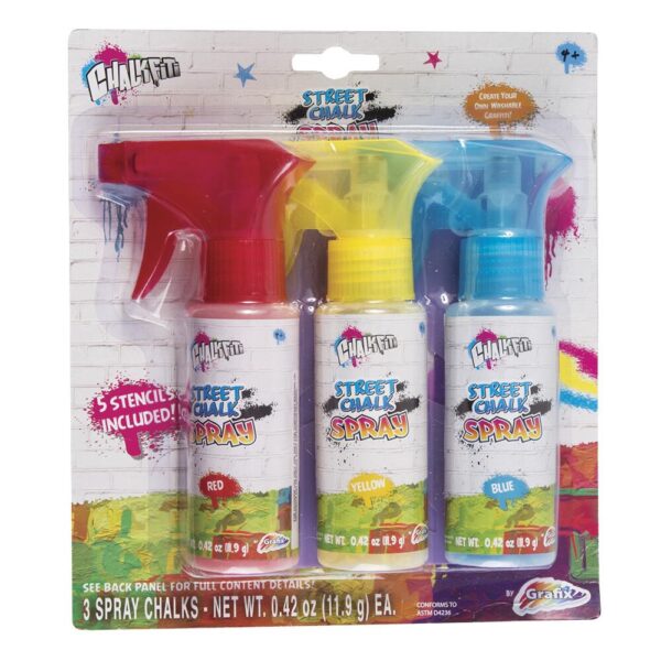 Street Chalk Spray - 3 Pack