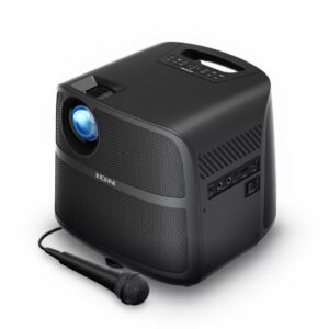 ION Audio Projector Deluxe HD Battery AC Powered 720p HD LED Bluetooth-enabled projector with Powerful Speaker