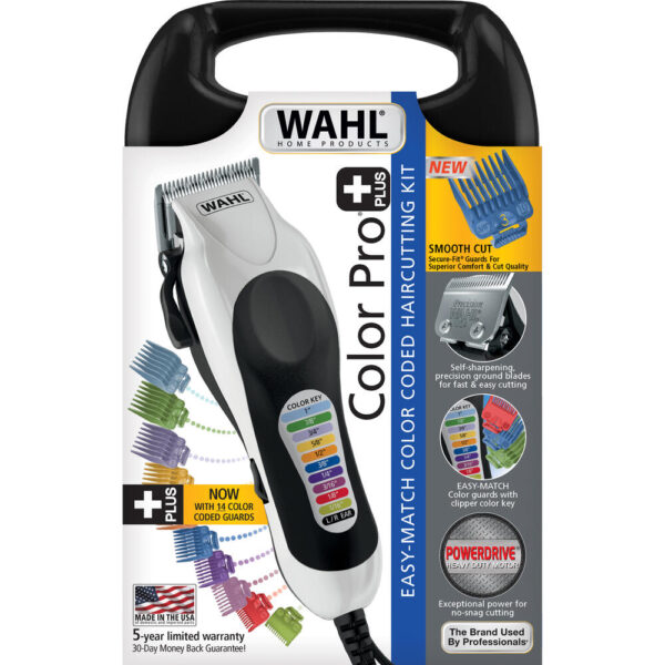 WAHL Color Pro Plus Hair Clippers Kit