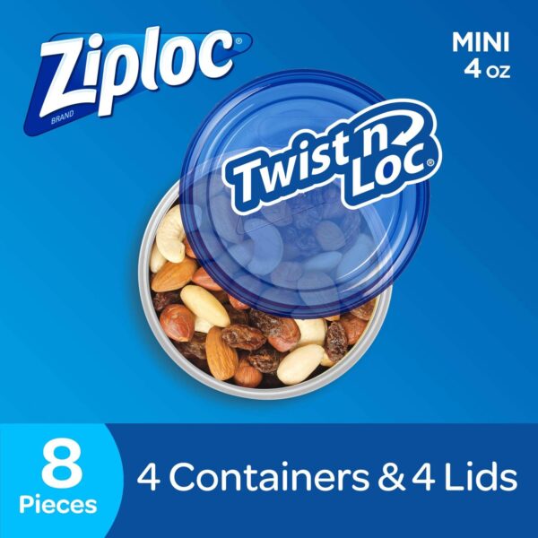 Ziploc Twist 'n Loc Mini containers - 4ct