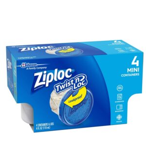 Ziploc Twist 'n Loc Mini containers - 4ct