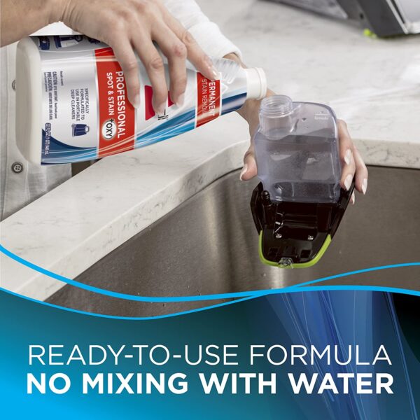 Pet Stain Cleaner Bissell Pet Stain Eraser Cordless Portable Carpet Cleaner Tank capacity - 8 ounces. Buy Bissell, save pets. Up to $10 donated to the Bissell pet foundation for every pet product purchase Spray, scrub, and suction to remove pet stains and messes from carpet, upholstery, stairs, area rugs, auto interiors, and more Grab-and-go cordless convenience; enjoy the freedom of a lithium-powered, handheld carpet cleaner that lifts away stains using formula and powerful suction Ready-to-use formula-no mixing with water. Formula conveniently stores in the machine so it's always ready for use. Power rating: 7.2 Volt Instantly and permanently removes stains like urine, feces, vomit, dirt, mud, blood, grass, tomato sauce, read wine, makeup, food grease, vegetable oils, coffee, cola, motor oils, and more