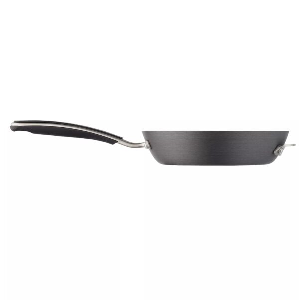 Hard Anodized Cookware 10-pc. Hard-Anodized Nonstick Cookware Set Food Network™ Hard Anodized Cookware,With a neat, easy-to-store stacking design, this 10-piece cookware set is a must-have in every busy kitchen. PRODUCT FEATURES Nonstick cookware makes cooking and cleanup a breeze. Cookware stacks neatly for organized storage WHAT'S INCLUDED 1.5-qt. saucepan with lid 3-qt. saucepan with lid 6-qt. stockpot with lid 3-qt. saute pan with lid 8-in. skillet 10-in. skillet PRODUCT CONSTRUCTION & CARE Aluminum Dishwasher safe, hand wash recommended Oven safe to 350°F Safe for use with nylon, silicone and wood utensils. Not safe for use with metal utensils.