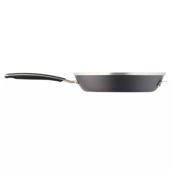 Hard Anodized Cookware 10-pc. Hard-Anodized Nonstick Cookware Set Food Network™ Hard Anodized Cookware,With a neat, easy-to-store stacking design, this 10-piece cookware set is a must-have in every busy kitchen. PRODUCT FEATURES Nonstick cookware makes cooking and cleanup a breeze. Cookware stacks neatly for organized storage WHAT'S INCLUDED 1.5-qt. saucepan with lid 3-qt. saucepan with lid 6-qt. stockpot with lid 3-qt. saute pan with lid 8-in. skillet 10-in. skillet PRODUCT CONSTRUCTION & CARE Aluminum Dishwasher safe, hand wash recommended Oven safe to 350°F Safe for use with nylon, silicone and wood utensils. Not safe for use with metal utensils.