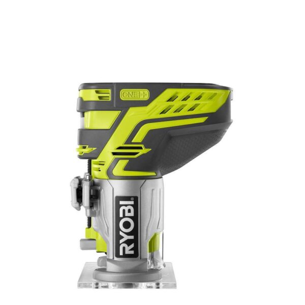 Ryobi ONE+ 18V Lithium-Ion 4.0 Ah Compact Battery (2-Pack) and Charger Kit with FREE Cordless ONE+ Compact Router RYOBI introduces the 18V ONE+ Lithium-Ion 4.0 Ah Compact Battery (2-Pack) and Charger Kit with FREE Cordless ONE+ Compact Router. This RYOBI 18V ONE+ Lithium-Ion 4.0 Ah Battery (2-Pack) and Charger Kit provides up to 3X more runtime compared to standard 18V lithium-ion batteries. These batteries are compatible with over 260 18V ONE+ tools to power through all types of projects. Built with professional grade lithium-ion cells these batteries provide fade free, cord-like power. They are engineered to perform in extreme weather temperatures and are engineered to be impact resistant. They also feature an integrated LED fuel gauge for charge monitoring. The included charger is compatible with all RYOBI 18V ONE+ Lithium-Ion Batteries. This Trim Router allows the user to create the perfect edge with the correct router bit and optional woodworking base. With 29,000 RPM, you can trim quickly and efficiently. Best of all, it’s a part of the RYOBI ONE+ System of over 260 Cordless Tools that all work on the same battery. Backed by the RYOBI 3-Year Manufacturer’s Warranty, this kit includes two 18V ONE+ 4.0 Ah Lithium-Ion Batteries, an 18V Charger, a Fixed Base Trim Router, a collet wrench, and an operator's manual. Batteries: Up to 3X more runtime Batteries: Integrated LED fuel gauge to monitor remaining runtime Batteries: Delivers fade-free power in extreme weather conditions Batteries: Robust construction to protect against impact Batteries: Lithium-ion chemical composition resists drainage when idle Batteries: Easily snaps into place and detaches with quick-release buttons Batteries: Recharge on any 18V ONE+ charger Charger: Compatible with all RYOBI 18V ONE+ Lithium-Ion Batteries Cordless Fixed Base Trim Router: Features micro-adjusting to dial into specific settings Cordless Fixed Base Trim Router: Aluminum base offers stability and accuracy Cordless Fixed Base Trim Router: Sturdy battery base for easy and stable bit changes Cordless Fixed Base Trim Router: Adjustable cut depth to match your desired application Part of the RYOBI ONE+ System of over 260 Cordless Tools 3-year manufacturer's warranty Includes: (2) PBP005 18V ONE+ Lithium-Ion 4.0 Ah Batteries, (1) PCG002 18V Lithium-Ion Charger, (1) P601 Fixed Base Trim Router, (1) collet wrench, and operator's manual