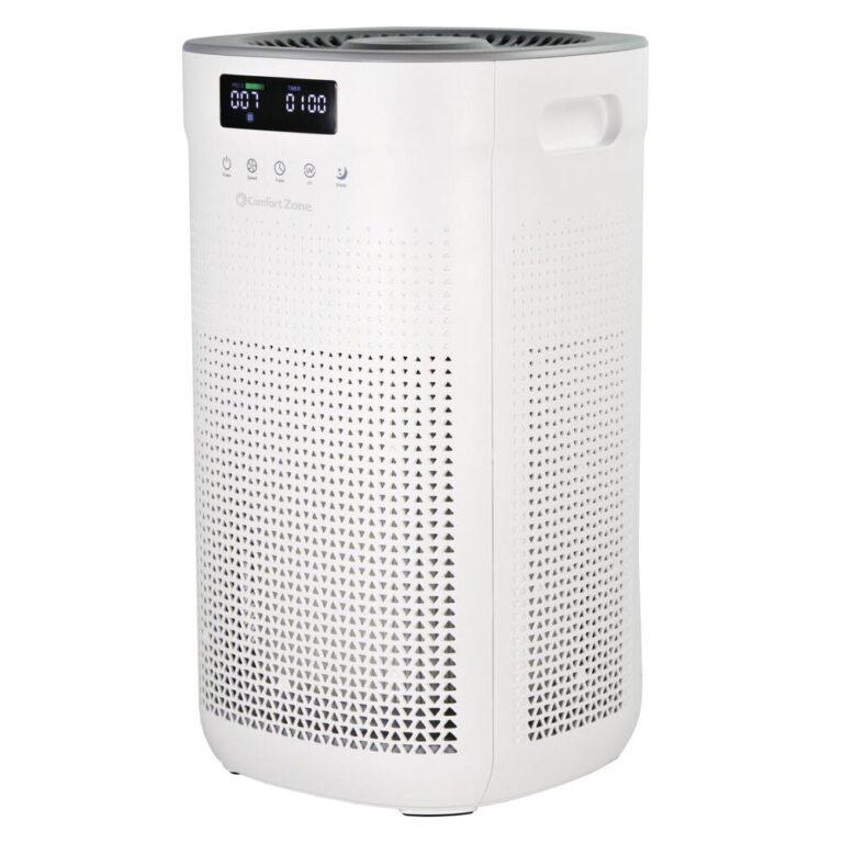 Comfort Zone Clean Smart WiFi True HEPA Air Purifier with UV C Light Disinfection3