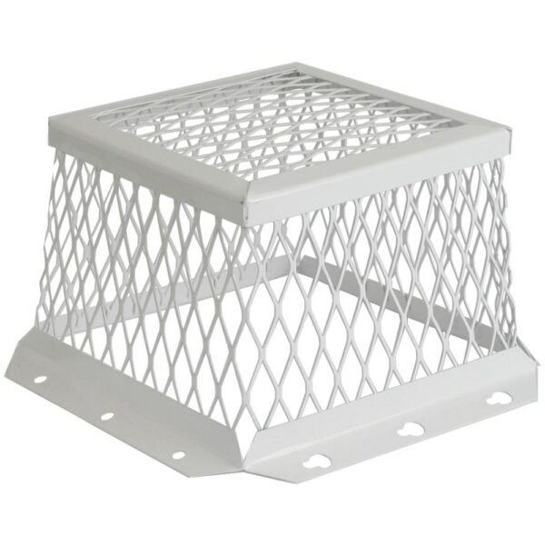 HY-Guard Exclusion Universal VentGuard Prevents small animals from chewing through plastic guards and nesting in vents Fits over most 3 in. to 4 in. hood-style kitchen or bathroom exhaust vents Constructed of 304 stainless steel mesh White powder-coat finish