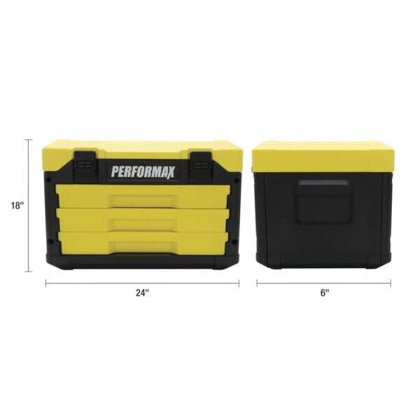 Performax® Control Drive® SAE Metric Mechanic's Tool Set - 285 Piece Set includes 3 ratchets, 51 - 1/4" drive deep and standard SAE and metric sockets, 85 - 3/8" drive deep and standard SAE and metric sockets, 23 - 1/2" drive deep and standard SAE and metric sockets, 3 spark plug sockets, 14 standard combination wrenches, 4 extensions, 40 hex keys, 1 spinner handle, and 1 magnetic bit driver with 60 screwdriver and nut driver bits 6-point and 12-point design sockets Wrenches feature a 15° offset box end angle, providing clearance and increased leverage Magnetic bit driver with 48 bits covers the most commonly used screws and bit fasteners Precision forged from chrome vanadium steel for optimum strength and durability Large roll-stamped callouts for clear and pronounced size identification Organized in a fitted blow molded case for easy transport and storage