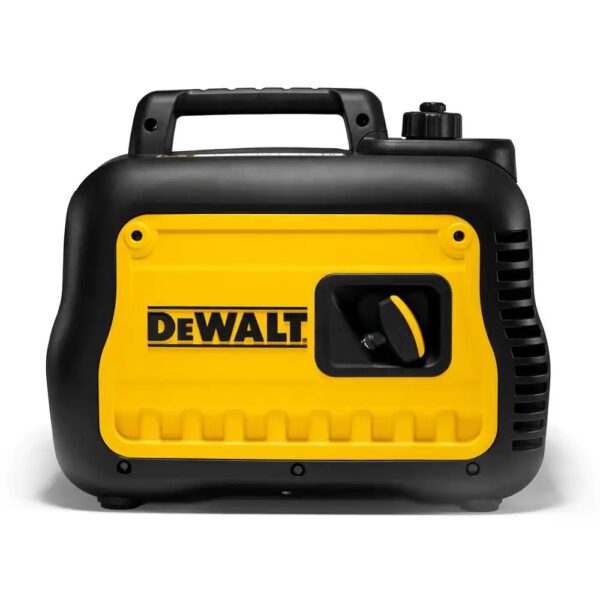 DeWALT Portable Inverter Generator, 2200 Watt PMC172200 CO Protect technology -stops, alerts, saves, powerful protection against hazardous carbon monoxide Clean Inverter technology - provides clean, stable power ideal for tools, sensitive electronics and appliances Compact and lightweight makes transportation easy on the jobsite with built-in handle 11-hours of run time at 25% load with integrated 1 Gal. fuel tank (run times will vary based on load and altitude) DEWALT 80cc OHV engine with Auto Throttle and low oil shutdown that automatically safeguards the engine from incurring damage Quiet and conversation friendly, fully enclosed design dramatically reduces noise levels and meets National Park Service campground noise requirements Economy Mode automatically adjusts engine speeds to save fuel and reduce sound emissions Integrated off/run/choke knob simplifies startup procedures LED indicators alert you when unit is low on oil, overloaded or ready-to-use One 120-Volt 20 Amp OSHA compliant GFCI receptacle, one 12-Volt DC 8 Amp, one 1.5 amp USB port to charge mobile devices Parallel ready allows you to connect two inverter generators for twice the power Covered outlets provide added protection from the environment