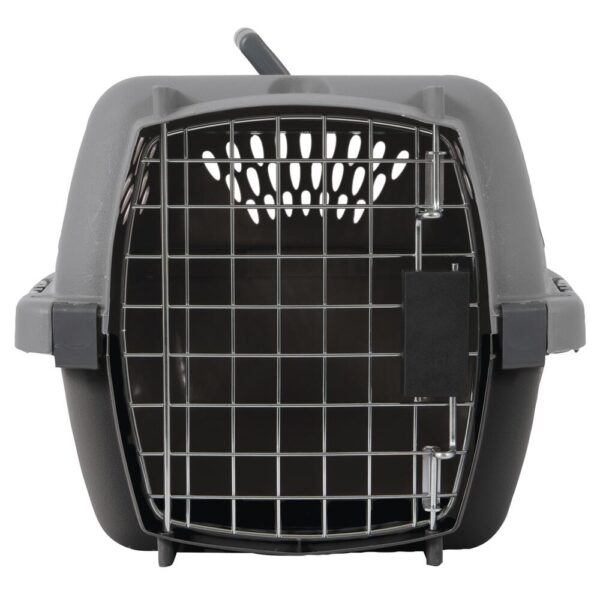 Master Paws™ Pet Carrier - 19 x 12 x 12 This strong, durable, small plastic pet carrier is airline approved both domestically and internationally. Great for small pets, this carrier features a handle for easy carrying.
