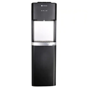 Glacier Bay Matte Black and Stainless Steel Bottom Load Water Dispenser Hot and cold stainless steel reservoir for superior long-lasting reliability Built-in LED nightlight and quiet water pump UV sterilization system ensures water quality Large fill area that fits most glasses and pitchers ETL Listed and ENERGY STAR certified