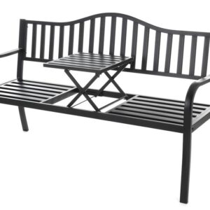 Backyard Creations Steel Patio Bench