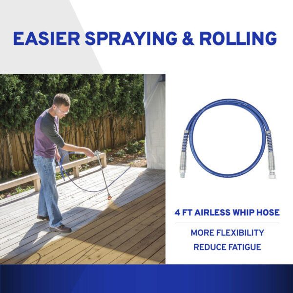 Graco 3 inches x 4 feet Airless Paint Sprayer Whip Hose